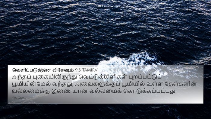 வெளிப்படுத்தின விசேஷம் 9:3 TAMIRV Bible Verse Image