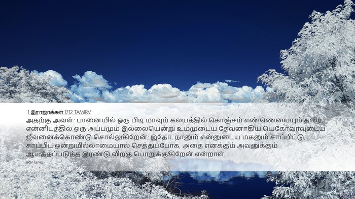 1 இராஜாக்கள் 17:12 TAMIRV Bible Verse Image