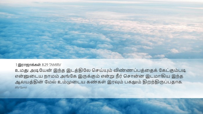 1 இராஜாக்கள் 8:29 TAMIRV Bible Verse Image