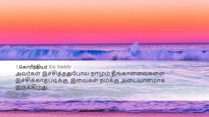 1 கொரிந்தியர் 10:6 TAMIRV Bible Verse Image
