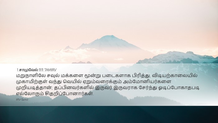 1 சாமுவேல் 11:11 TAMIRV Bible Verse Image