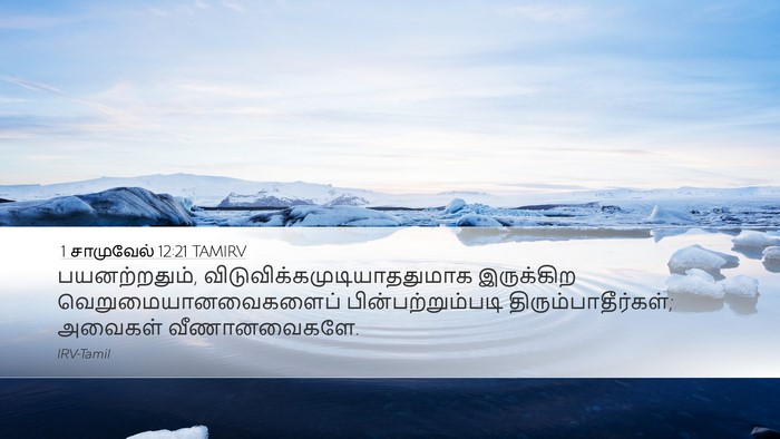 1 சாமுவேல் 12:21 TAMIRV Bible Verse Image