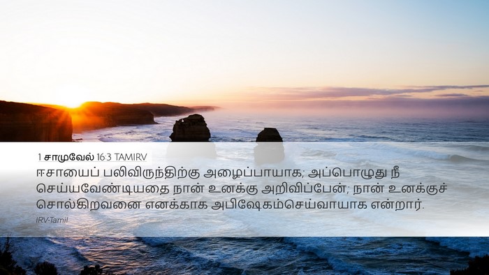 1 சாமுவேல் 16:3 TAMIRV Bible Verse Image