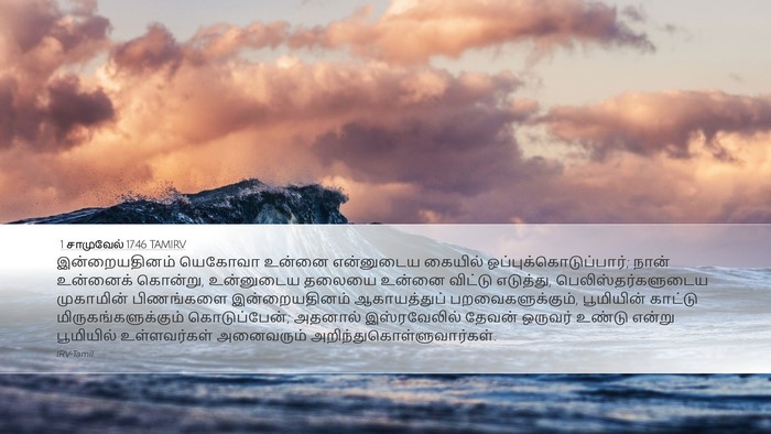 1 சாமுவேல் 17:46 TAMIRV Bible Verse Image