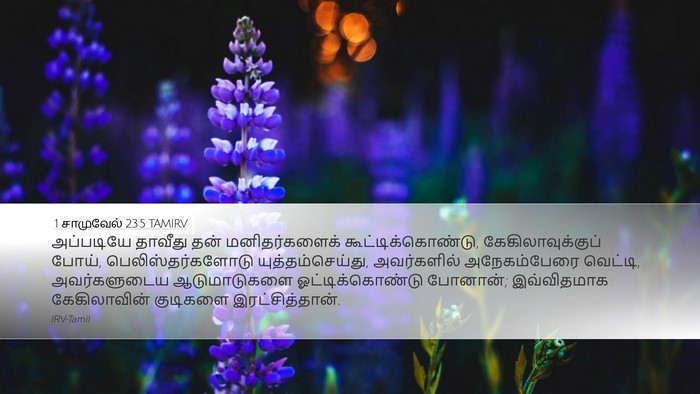 1 சாமுவேல் 23:5 TAMIRV Bible Verse Image