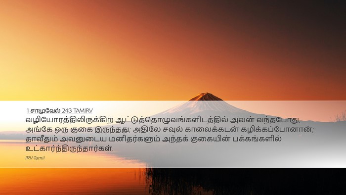 1 சாமுவேல் 24:3 TAMIRV Bible Verse Image