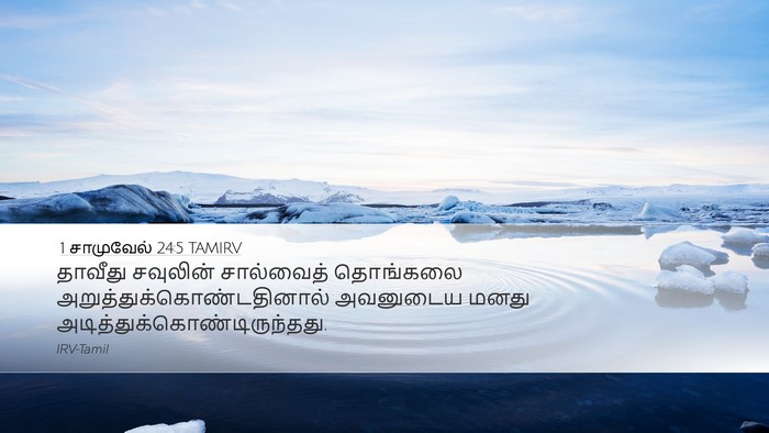 1 சாமுவேல் 24:5 TAMIRV Bible Verse Image