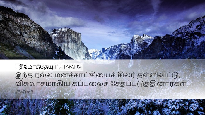 1 தீமோத்தேயு 1:19 TAMIRV Bible Verse Image
