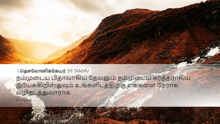 1 தெசலோனிக்கேயர் 3:11 TAMIRV Bible Verse Image
