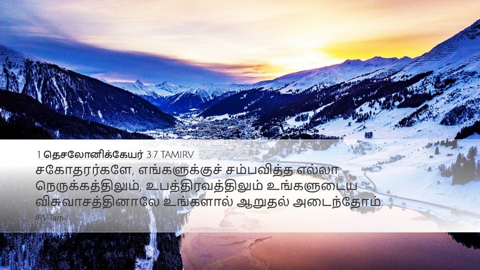 1 தெசலோனிக்கேயர் 3:7 TAMIRV Bible Verse Image