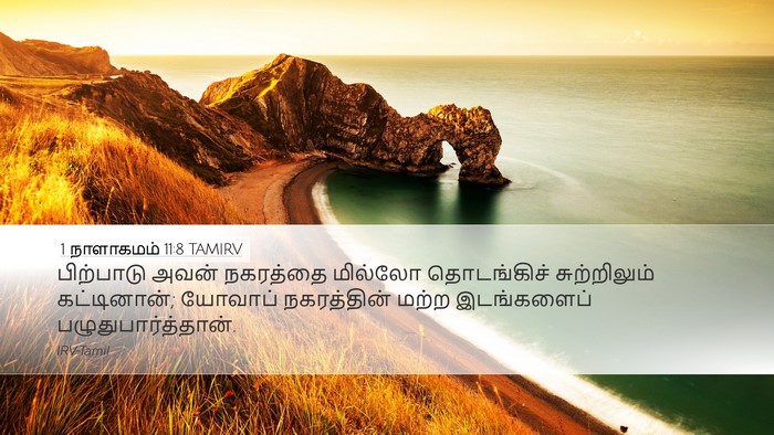1 நாளாகமம் 11:8 TAMIRV Bible Verse Image