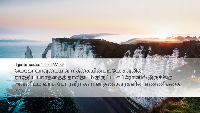 1 நாளாகமம் 12:23 TAMIRV Bible Verse Image