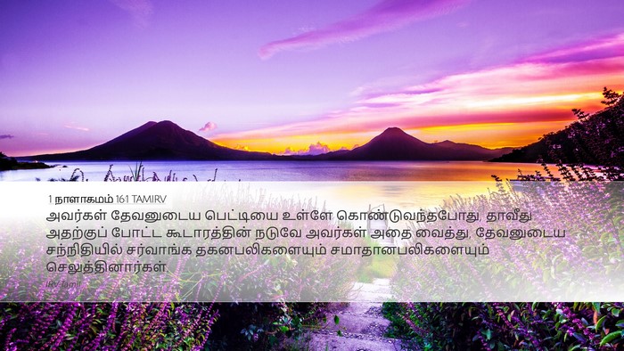 1 நாளாகமம் 16:1 TAMIRV Bible Verse Image