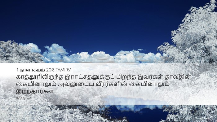 1 நாளாகமம் 20:8 TAMIRV Bible Verse Image