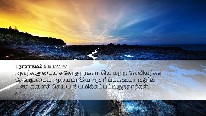 1 நாளாகமம் 6:48 TAMIRV Bible Verse Image