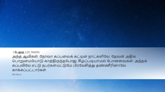 1 பேதுரு 3:20 TAMIRV Bible Verse Image