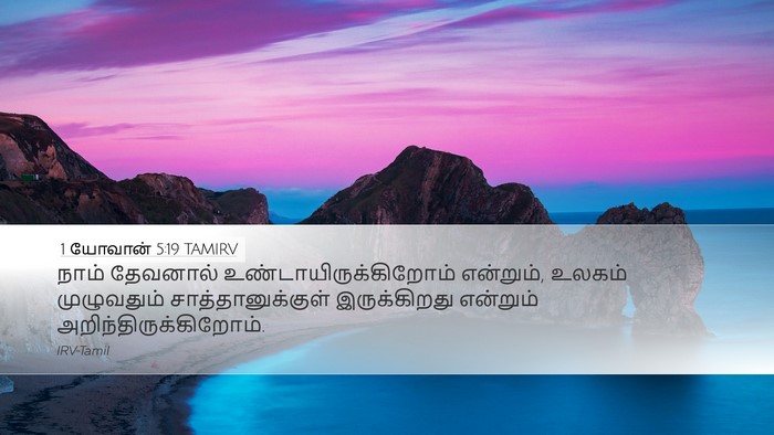 1 யோவான் 5:19 TAMIRV Bible Verse Image