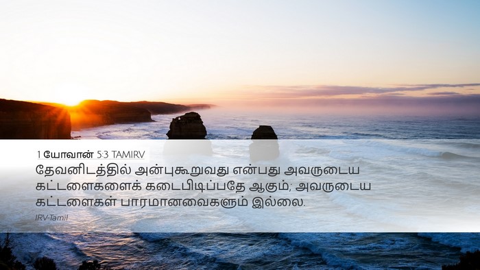 1 யோவான் 5:3 TAMIRV Bible Verse Image