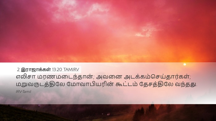 2 இராஜாக்கள் 13:20 TAMIRV Bible Verse Image