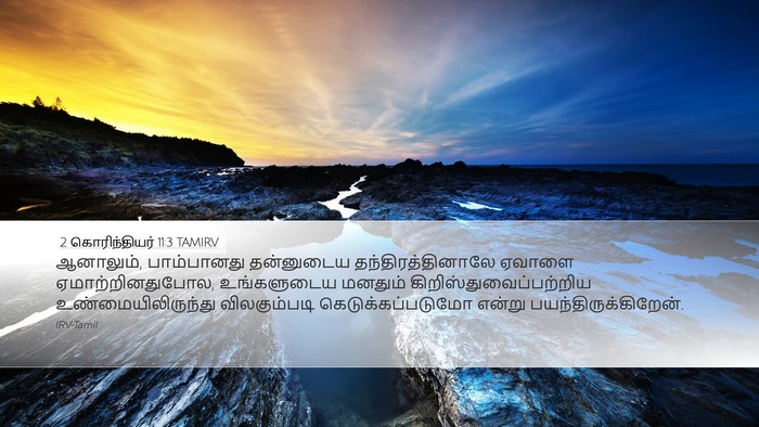 2 கொரிந்தியர் 11:3 TAMIRV Bible Verse Image