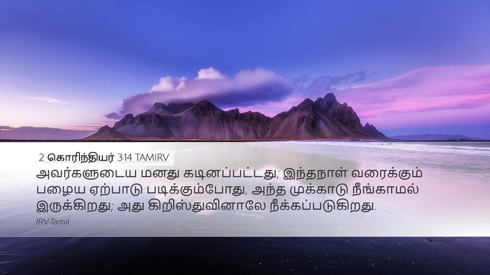 2 கொரிந்தியர் 3:14 TAMIRV Bible Verse Image