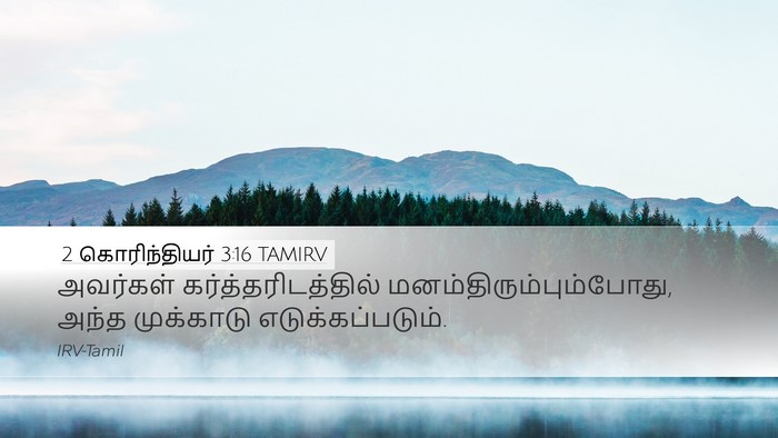 2 கொரிந்தியர் 3:16 TAMIRV Desktop Wallpaper - அவர்கள் - Desktop Bible Verse Wallpaper