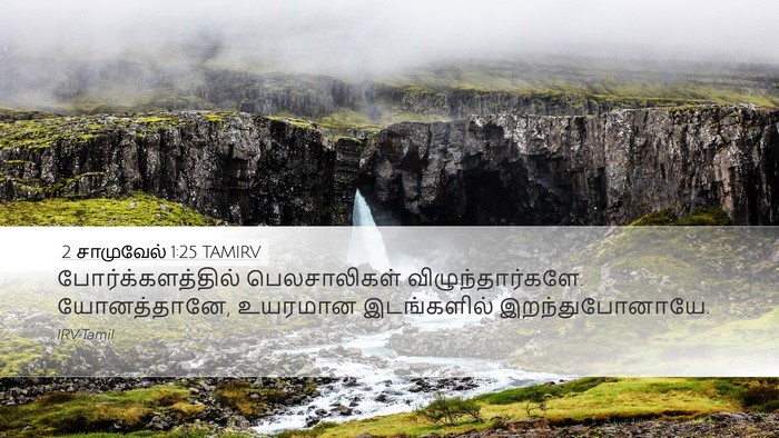 2 சாமுவேல் 1:25 TAMIRV Bible Verse Image