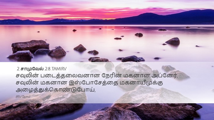 2 சாமுவேல் 2:8 TAMIRV Bible Verse Image