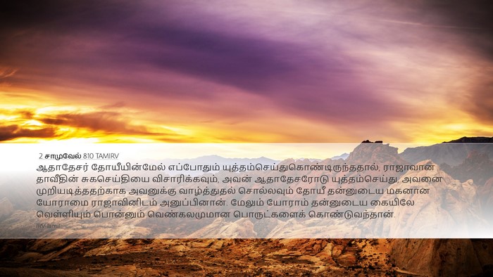 2 சாமுவேல் 8:10 TAMIRV Bible Verse Image