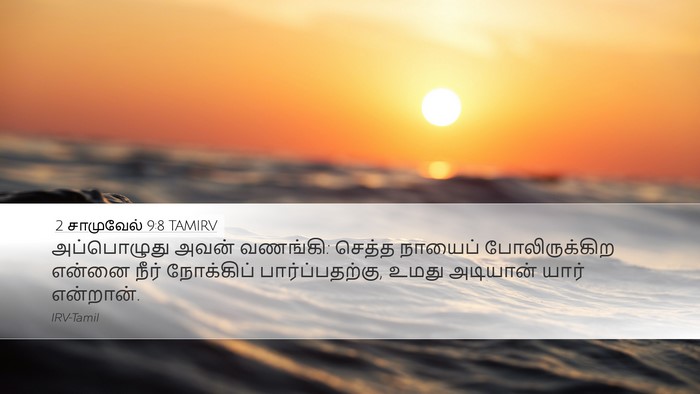 2 சாமுவேல் 9:8 TAMIRV Bible Verse Image