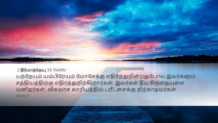 2 தீமோத்தேயு 3:8 TAMIRV Bible Verse Image
