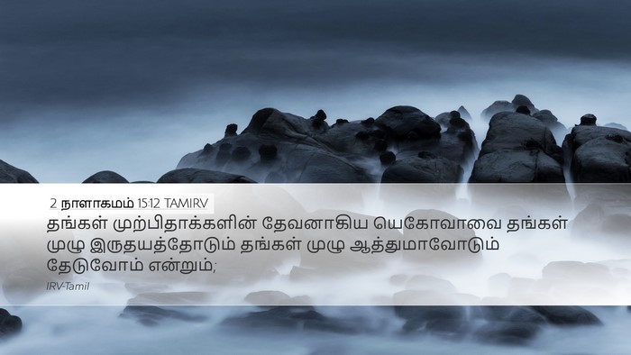 2 நாளாகமம் 15:12 TAMIRV Bible Verse Image