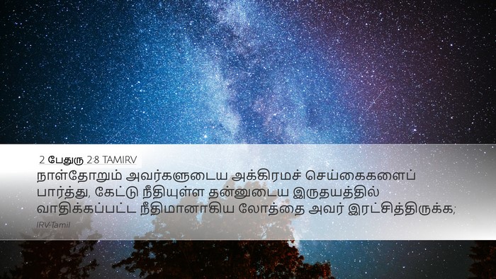 2 பேதுரு 2:8 TAMIRV Bible Verse Image