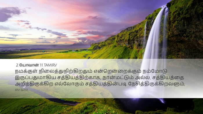 2 யோவான் 1:1 TAMIRV Bible Verse Image