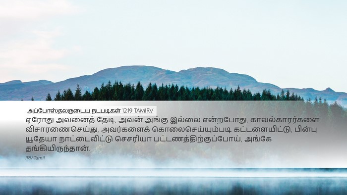 அப்போஸ்தலருடைய நடபடிகள் 12:19 TAMIRV Bible Verse Image