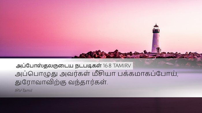 அப்போஸ்தலருடைய நடபடிகள் 16:8 TAMIRV Bible Verse Image