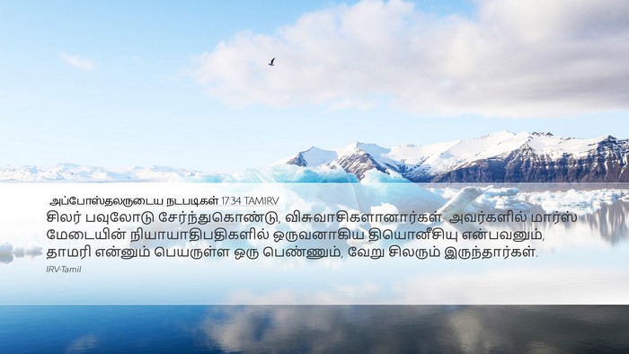 அப்போஸ்தலருடைய நடபடிகள் 17:34 TAMIRV Bible Verse Image