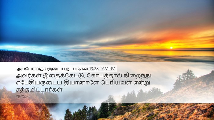 அப்போஸ்தலருடைய நடபடிகள் 19:28 TAMIRV Bible Verse Image