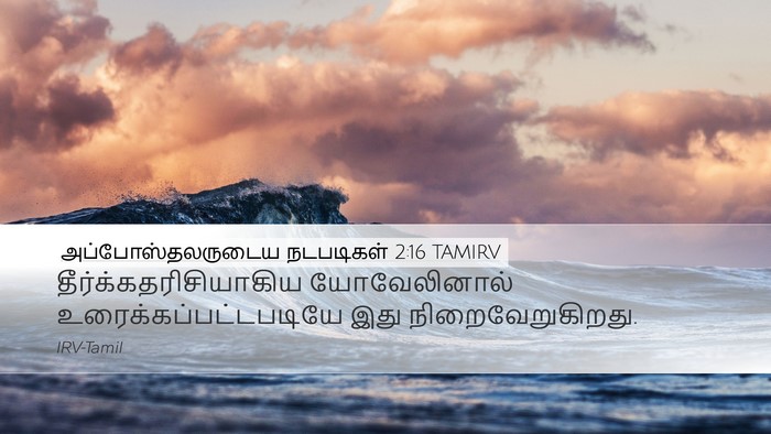 அப்போஸ்தலருடைய நடபடிகள் 2:16 TAMIRV Bible Verse Image