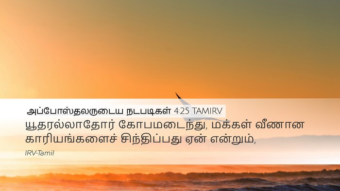 அப்போஸ்தலருடைய நடபடிகள் 4:25 TAMIRV Bible Verse Image