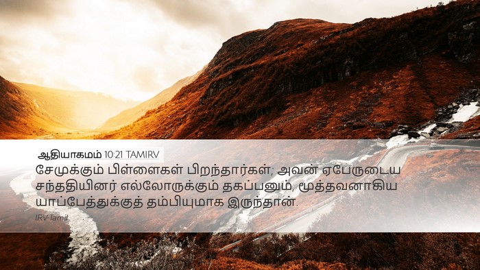 ஆதியாகமம் 10:21 TAMIRV Bible Verse Image