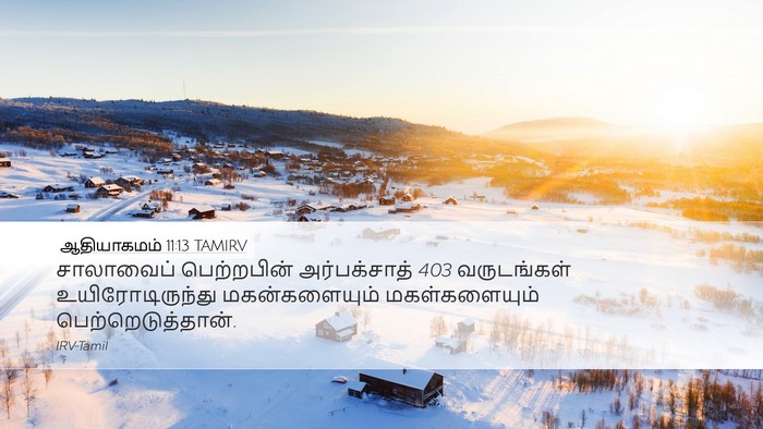 ஆதியாகமம் 11:13 TAMIRV Desktop Wallpaper - சாலாவைப் - Desktop Bible Verse Wallpaper