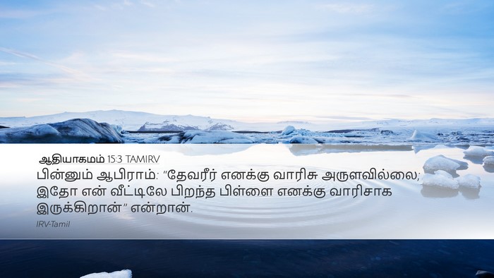 ஆதியாகமம் 15:3 TAMIRV Bible Verse Image