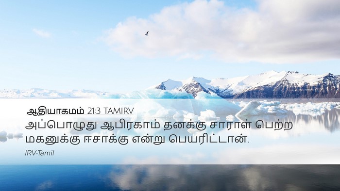 ஆதியாகமம் 21:3 TAMIRV Bible Verse Image