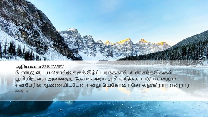 ஆதியாகமம் 22:18 TAMIRV Bible Verse Image