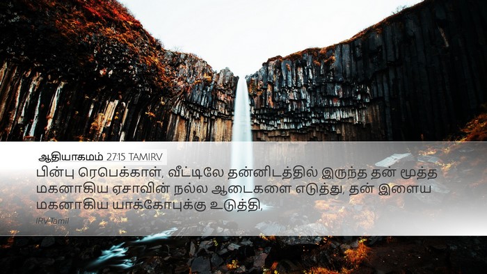 ஆதியாகமம் 27:15 TAMIRV Bible Verse Image