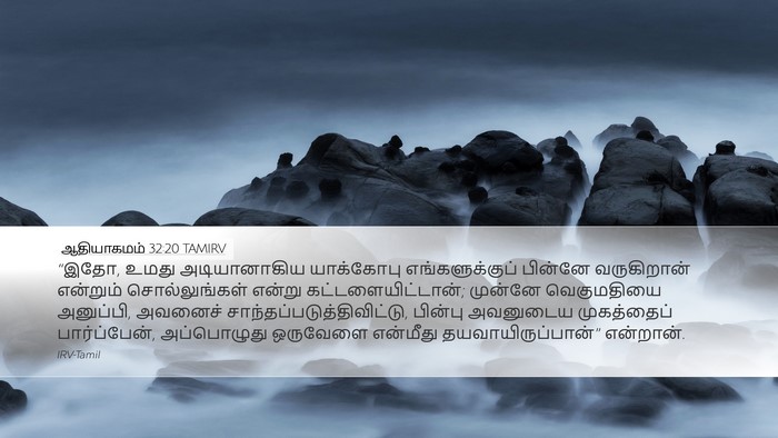 ஆதியாகமம் 32:20 TAMIRV Bible Verse Image