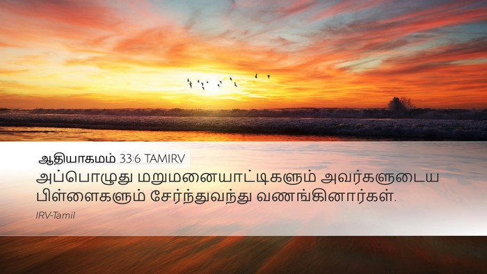ஆதியாகமம் 33:6 TAMIRV Desktop Wallpaper - அப்பொழுது - Desktop Bible Verse Wallpaper