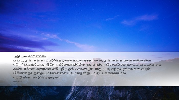 ஆதியாகமம் 37:25 TAMIRV Bible Verse Image