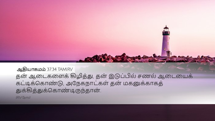 ஆதியாகமம் 37:34 TAMIRV Bible Verse Image
